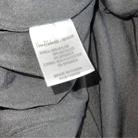 Revolve Sparkly Spaghetti Strap Jumpsuit Glitter Sequins House of Harlow Black - Picture 11 of 13